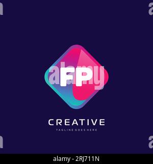 initial logo With Colorful template vector. Stock Vector