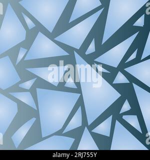 gradient broken glass seamless pattern vector Stock Vector