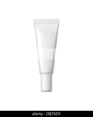 Cream tube isolated. tuba Cosmetics on white background Stock Vector ...