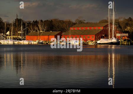 Mystic Seaport   Mystic, Connecticut, USA Stock Photo