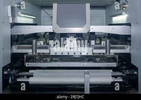 fragment of machine tool for printed circuit board Stock Photo