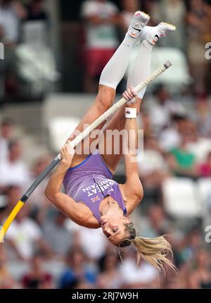 Great Britain's Molly Caudery In The Women's Pole Vault During Day Two ...