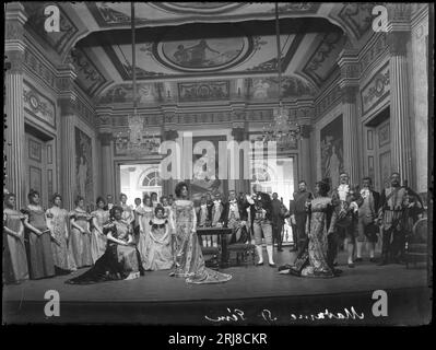 Madame Sans-Gêne, Dramatiska teatern 1902. Föreställningsbild 1902 by Axel Rydin Stock Photo
