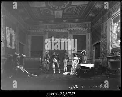 Madame Sans-Gêne, Dramatiska teatern 1902. Föreställningsbild 1902 by Axel Rydin Stock Photo