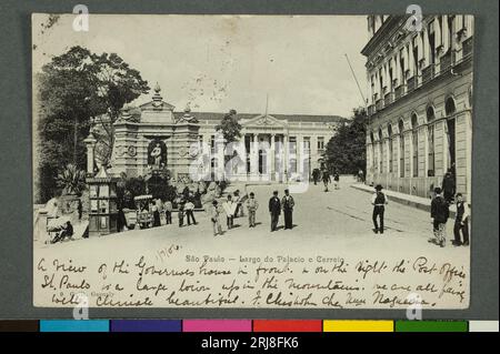 PC CPA BRAZIL, SAO PAULO, RUA FLORENCIO DE ABREU, Vintage Postcard