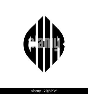 CXR circle letter logo design with circle and ellipse shape. CXR ellipse letters with typographic style. The three initials form a circle logo. CXR Ci Stock Vector