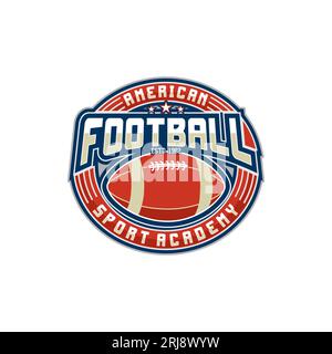 American football team emblem vector, Rugby Team Logo Design Stock Vector