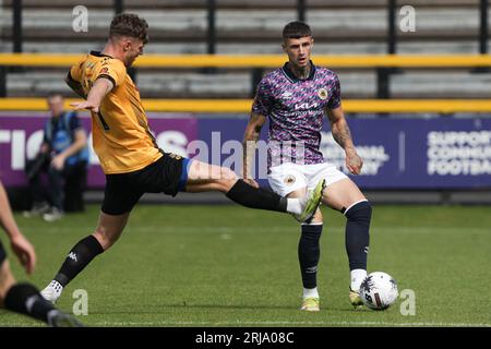 Southport v Boston United 19th August 2023 Big Help Stadium .Southport. Vanarama National League North.   Southport 0 Boston United 2 Stock Photo