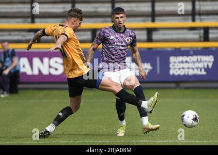 Southport v Boston United 19th August 2023 Big Help Stadium .Southport. Vanarama National League North.   Southport 0 Boston United 2 Stock Photo