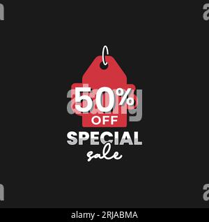 Discount Tags Special Price Sales Logo Design Inspiration Stock Vector