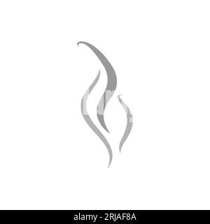 Simple Warm Smoke Illustration Inspirational Design Stock Vector Image ...
