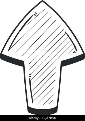 cute arrow design over white Stock Vector