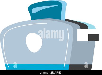 Toaster kitchen appliances for cooking vector Stock Vector