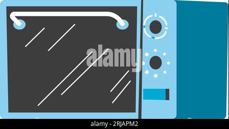 Microwave oven home appliances for kitchen vector Stock Vector