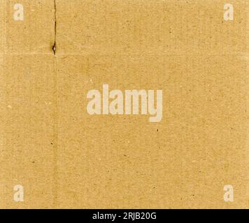 brown corrugated cardboard texture useful as a background Stock Photo