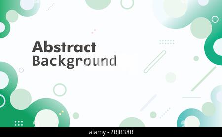 colorful trendy vector abstract circles background wallpaper template Stock Vector