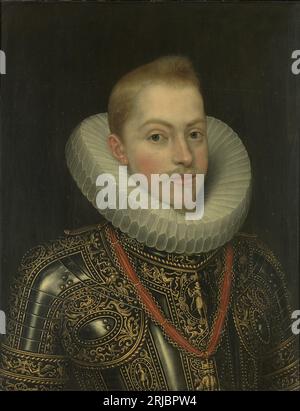 Portrait of Philip III, King of Spain 1600 by Frans Pourbus the Younger Stock Photo