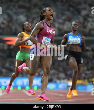 Sha'Carri Richardson Winning The 100m At The 2023 World Athletics ...