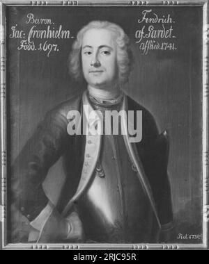 Jakob Cronhielm, !697-1786 1729 by Johan Henrik Scheffel Stock Photo