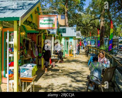 Tybee Island Shopping Savannah,Georgia, United States of America Stock Photo