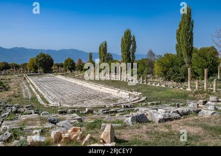 Public Pool in Aphrodisias Ancient City, Turkey Stock Photo