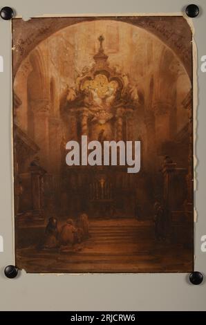 Lux in Tenebris Lucet by Johannes Bosboom Stock Photo - Alamy