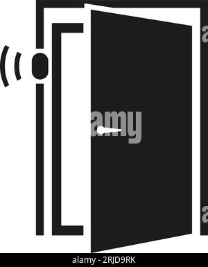 Smart door lock icon. Sensor lock symbol. Vector illustration Stock ...
