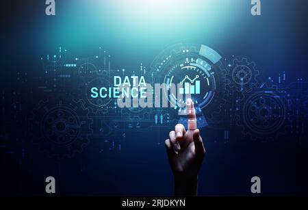 Big Data science analytics analysis information technology internet concept. Stock Photo