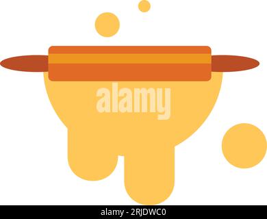 Rolling pin icon Stock Vector