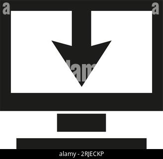 Software installation icon Stock Vector