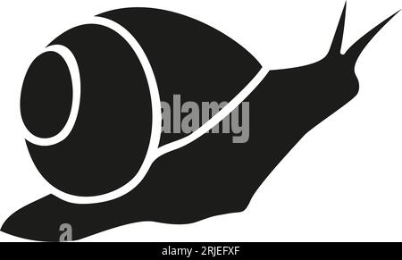 snail vector icon logo type on white isolated background Stock Vector ...