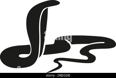 Cobra simple icon Stock Vector