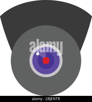 Security camera vector icon Stock Vector
