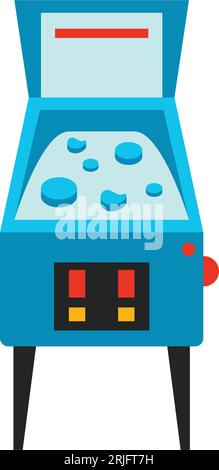 Vector illustration of single isolated scoreboard letter icon Stock ...