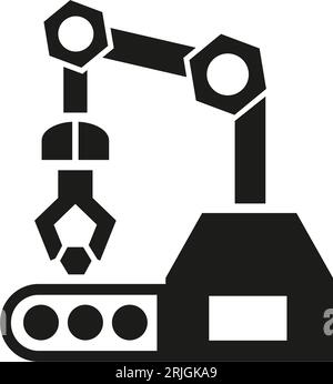 Hard rock mechanic icon Stock Vector