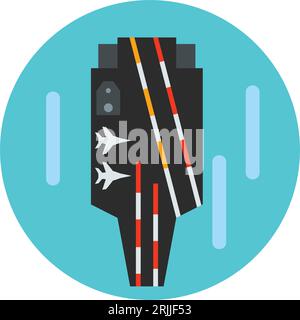 Long Range Strike Bomber Vector Icon Stock Vector