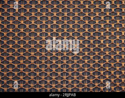 fabric texture of vintage loudspeaker mask,amplifier,pattern of grille for creative background Stock Photo