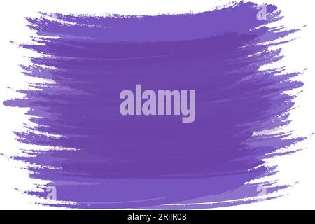 Vector Abstract Background texture of brush stroke in trendy purple shades. Copy space. Isolate. EPS. Halloween design for poster, banner or lettering, greeting or invitation card, price tag or label Stock Vector