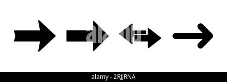 Arrow icon. Arrow symbol. Arrow icon for your web design. Stock Vector