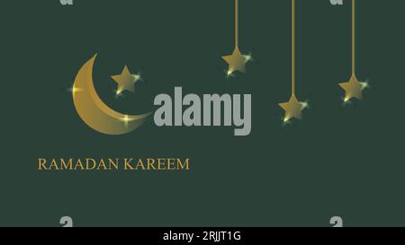 Greetings of Ramadan - Ramadan kareem and Ramadan Mubarak Stock Vector