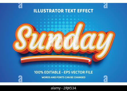 Text effect in 3d chrome words text effect theme editable metal silver concept Stock Vector