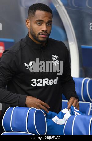 Glasgow, UK. 22nd Aug, 2023. Danilo of Rangers during the UEFA Champions League match at Ibrox Stadium, Glasgow. Picture credit should read: Neil Hanna/Sportimage Credit: Sportimage Ltd/Alamy Live News Stock Photo