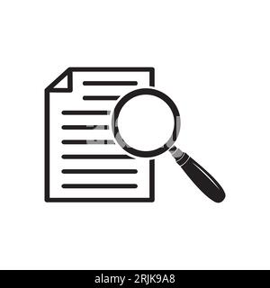 vector icon case study on white background. Stock vector Stock Vector