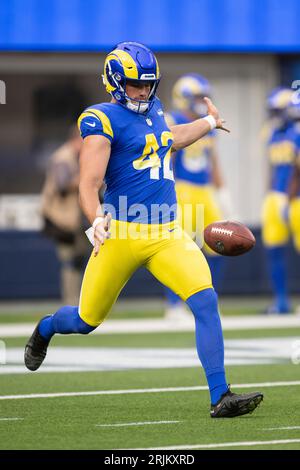 Rams rookie Ethan Evans has been one of the best punters in preseason