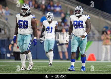 Dallas Cowboys defensive tackle Mazi Smith (58) is seen during an NFL  football game against the Jacksonville Jaguars, Saturday, Aug. 12, 2023, in  Arlington, Texas. Jacksonville won 28-23. (AP Photo/Brandon Wade Stock  Photo - Alamy