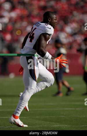 Denver Broncos linebacker Aaron Patrick (94) against the Houston Texans of  an NFL football game Sunday, Sep 18, 2022, in Denver. (AP Photo/Bart Young  Stock Photo - Alamy