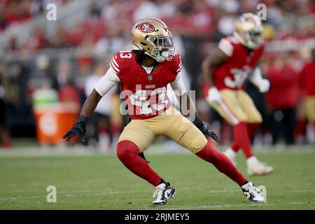 San Francisco 49ers' Qwuantrezz Knight during an NFL preseason