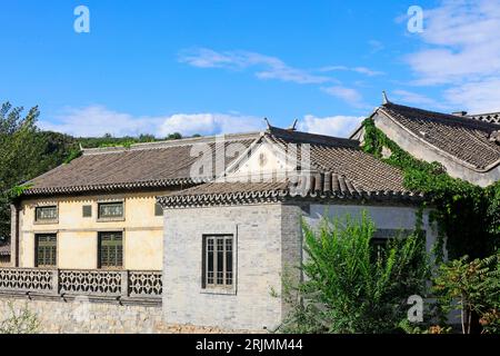 architectural landscape of Gubeikou Town, Miyun, Beijing, China Stock Photo