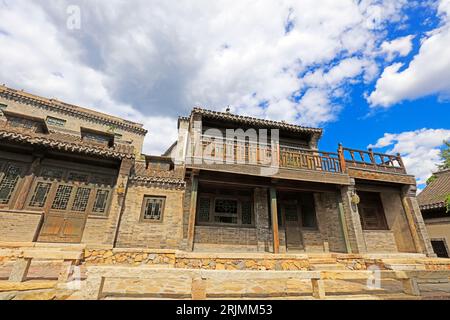 architectural landscape of Gubeikou Town, Miyun, Beijing, China Stock Photo