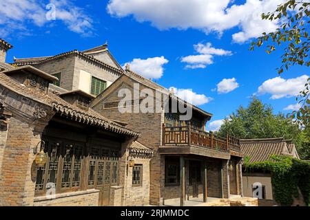 architectural landscape of Gubeikou Town, Miyun, Beijing, China Stock Photo